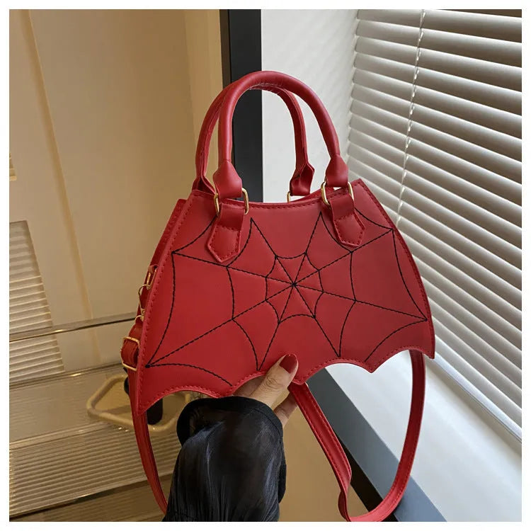 Halloween Spider Web Saddle Bags Fashion Personality Crossbody Shoulder Bag With Handle Women's Handbags - Bellarte Enchanté Halloween Spider Web Saddle Bags Fashion Personality Crossbody Shoulder Bag With Handle Women's Handbags